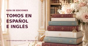 Libros palaciegos originales con el título Tomos en español e inglés