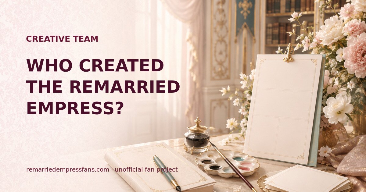 Who Created The Remarried Empress? Alphatart, Sumpul and HereLee 1 Original palace creative desk with the title Who Created The Remarried Empress