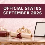 The Remarried Empress in 2026: Official WEBTOON, Books and Series Status Original books, scroll, tablet and clapperboard with the text Official status September 2026